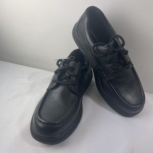 Hush Puppies Men's Gus Sneakers, Black, H 18770 Size 8.